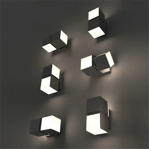 applique murale led étanche moderne pour extérieur décoratif paysage jardin allée - vue 6 sur 11