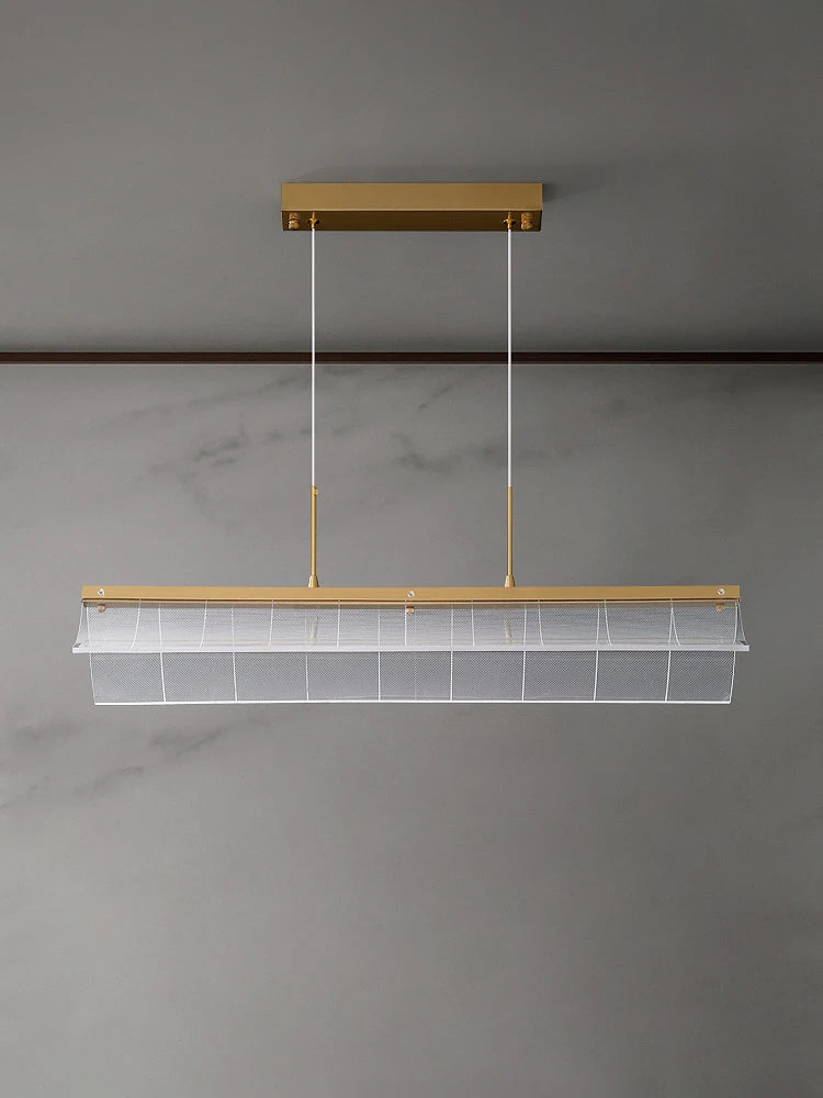 suspension moderne en cuivre pour éclairage intérieur - vue 4 sur 7
