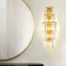 Modern minimalist crystal wall light for interior decoration
