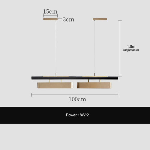 Modern minimalist Nordic designer chandelier for luxury spaces - vue 8 sur 7