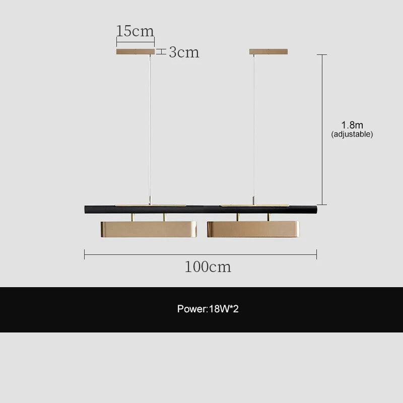 Modern minimalist Nordic designer chandelier for luxury spaces - vue 7 sur 7