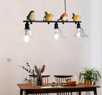 lustre style nordique moderne 3 oiseaux créatif artistique