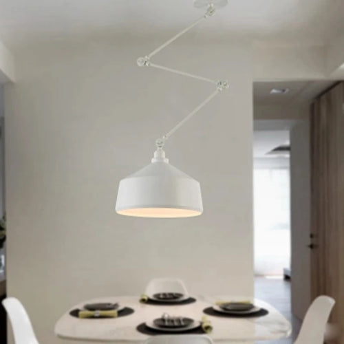 Modern minimalist wrought iron pendant light - vue 5 sur 27