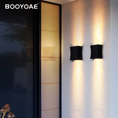 Éclairage mural extérieur LED lumières escalier entrée balcon maison jardin porche terrasse étanche applique porte phare - vue 2 sur 7