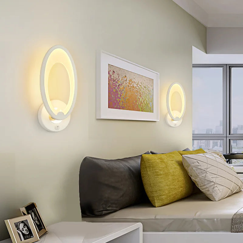 applique murale led moderne avec interrupteur minimaliste