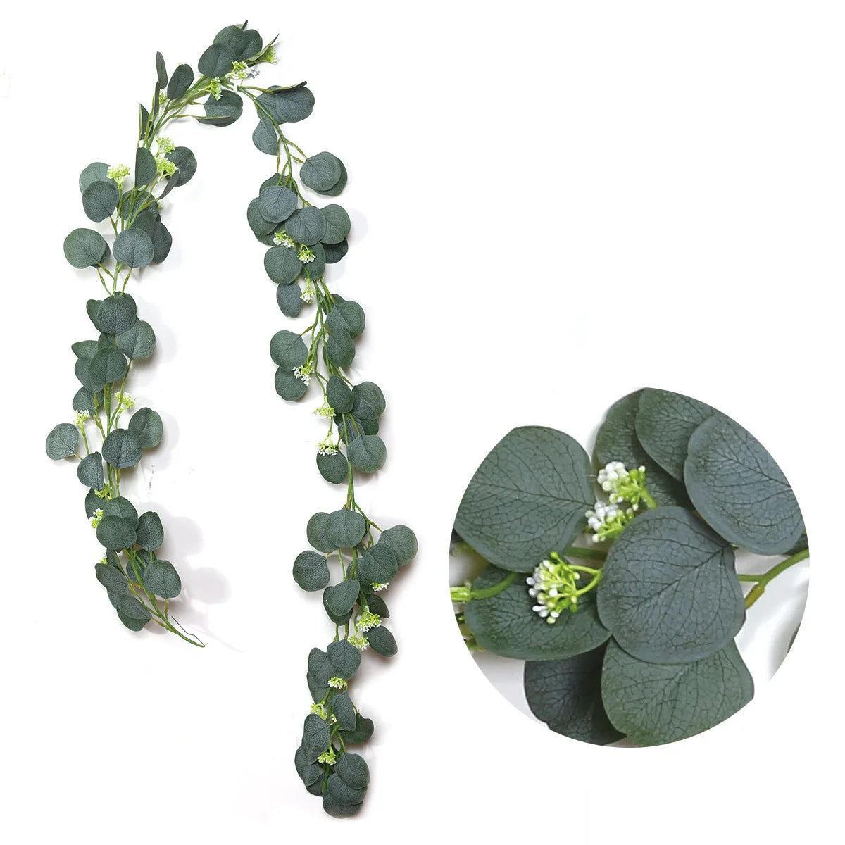 guirlande d'eucalyptus artificiel pour décoration de mariage et table - vue 22 sur 23