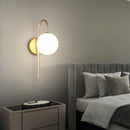 applique led boule de verre de luxe pour hôtel bar