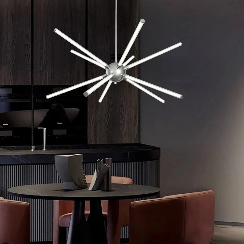 suspension moderne en aluminium pour intérieur bar et cuisine - vue 3 sur 9