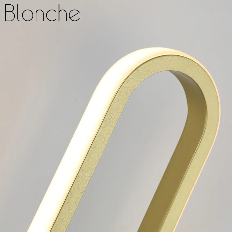 Modern minimalist LED wall light for decorative interiors - vue 5 sur 9