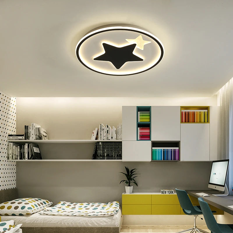 plafonnier moderne à leds pour éclairage intérieur décoratif - vue 6 sur 12