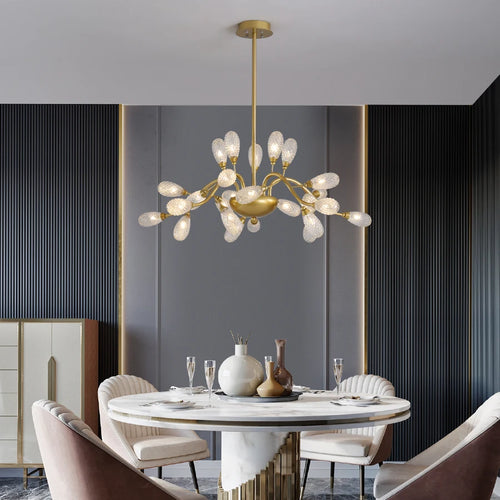 plafonnier led suspendu design moderne luminaire décoratif d'intérieur - vue 6 sur 12