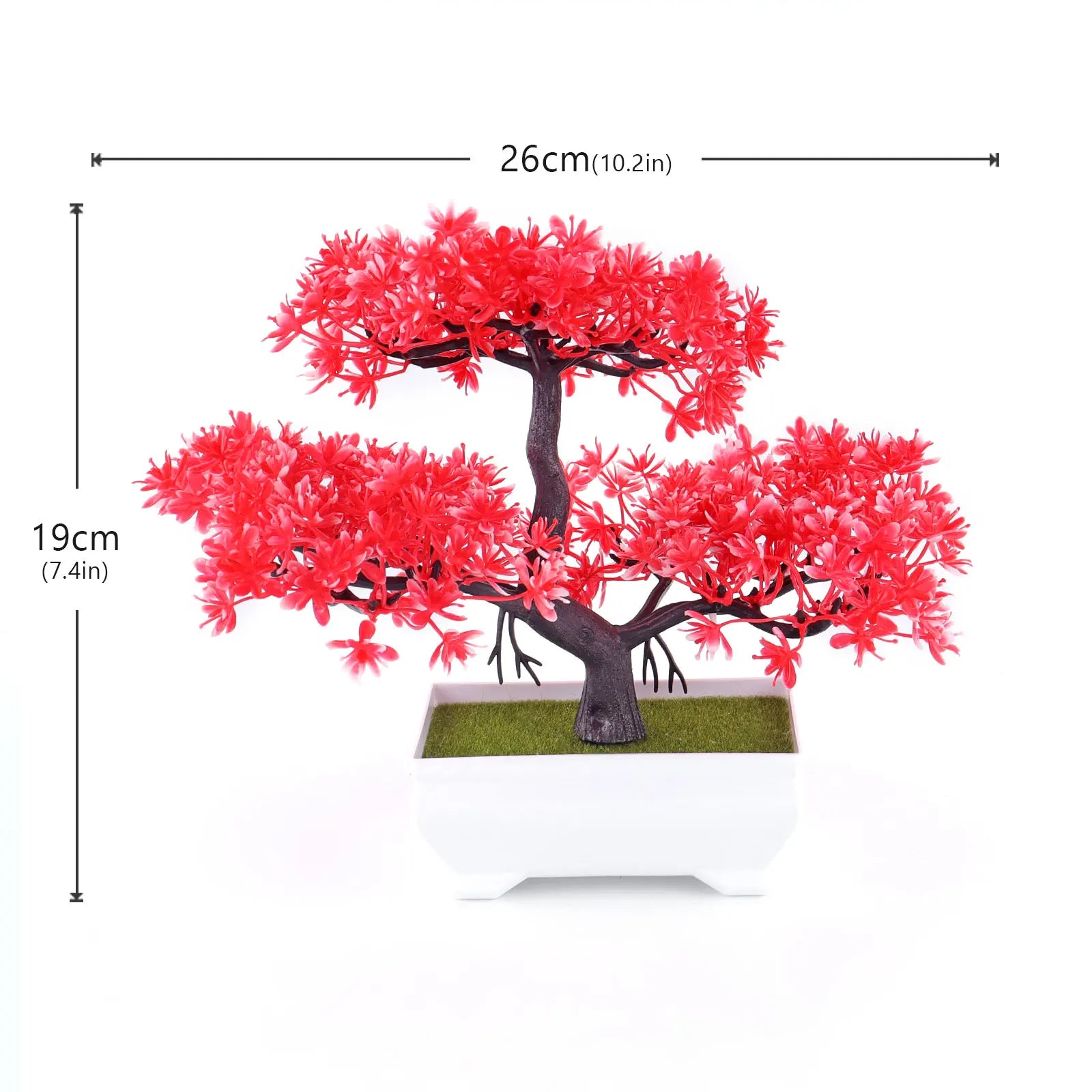 plante artificielle en pot pour décoration de bureau et jardin - vue 24 sur 45