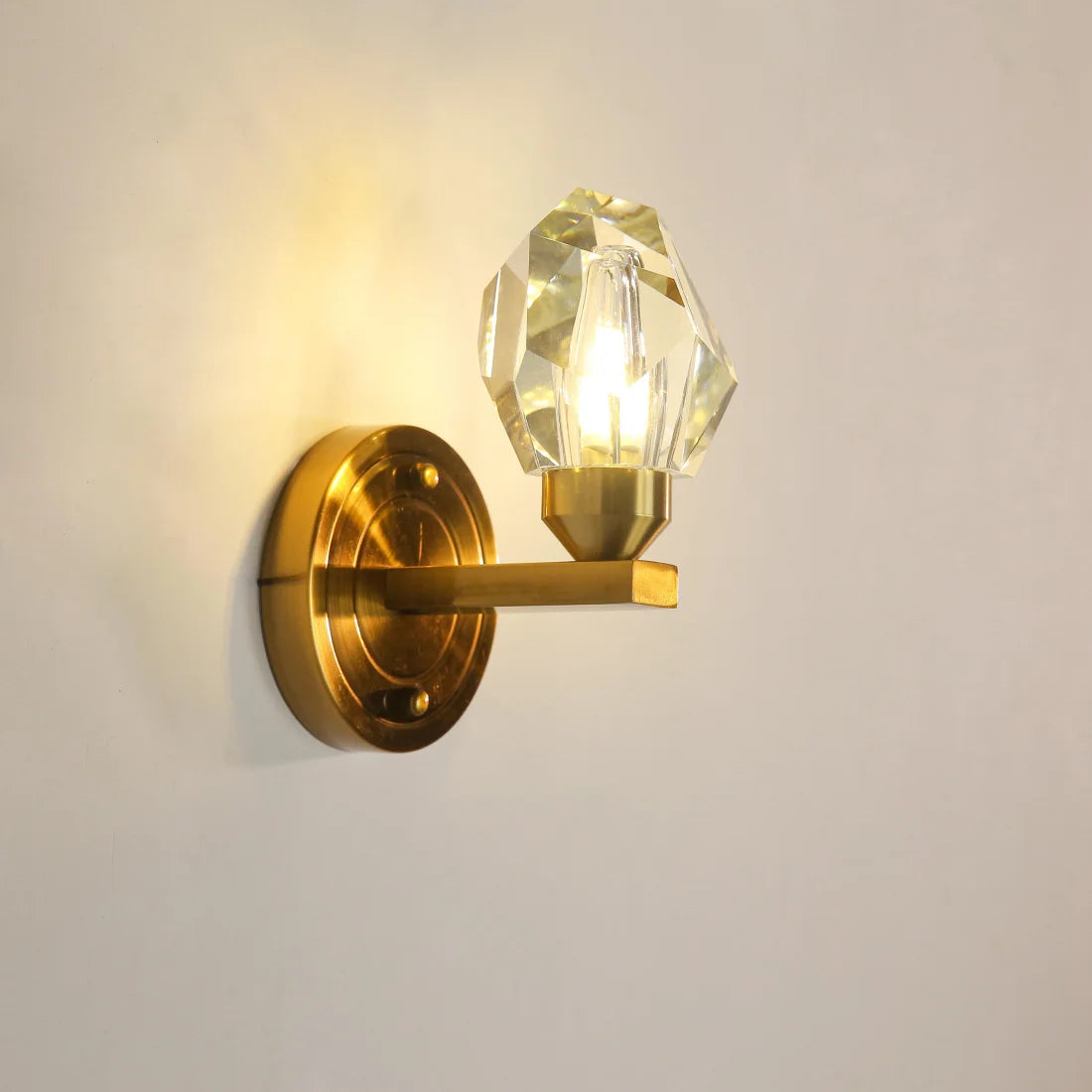 appliques murales led en cristal moderne nordique - vue 2 sur 8
