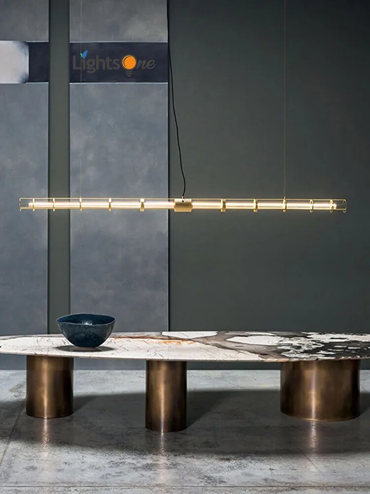 Lustre Nordique en verre Moderne - vue 3 sur 8
