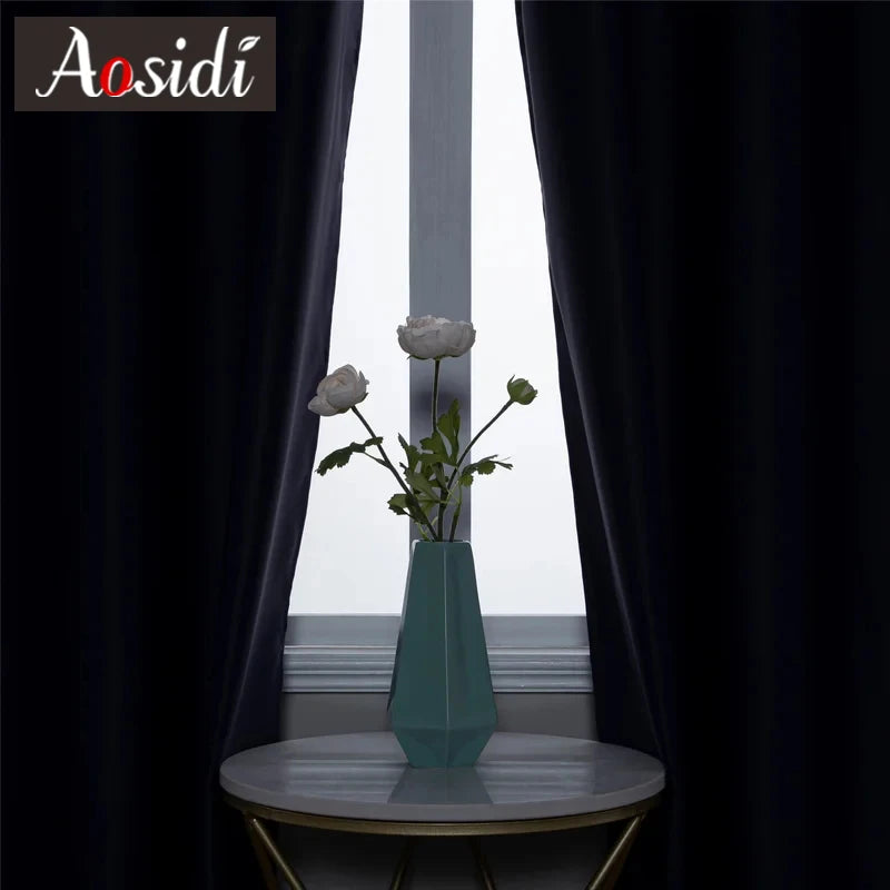 Rideau court occultant moderne pour cuisine chambre salon - vue 4 sur 12