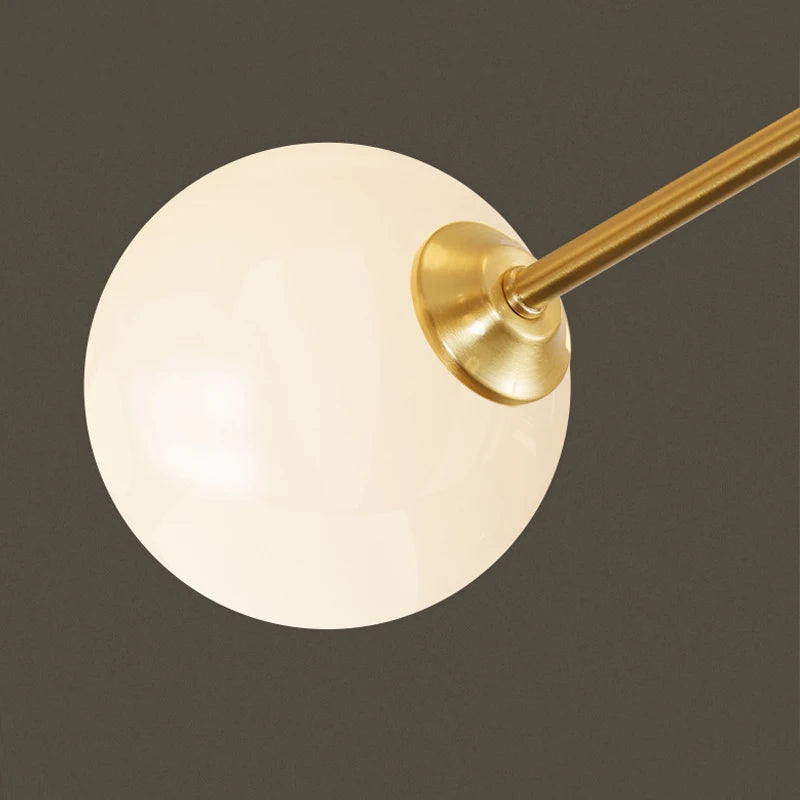 lustre décoratif en cuivre pour un intérieur nordique - vue 6 sur 9