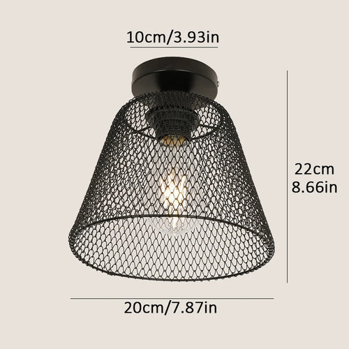 plafonnier en métal déformable pour éclairage décoratif intérieur