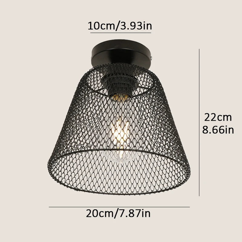 plafonnier en métal déformable pour éclairage décoratif intérieur - vue 3 sur 6