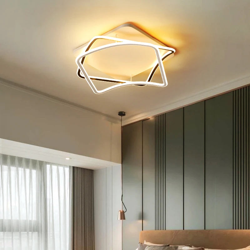lustre led créatif pour éclairage intérieur moderne - vue 4 sur 8