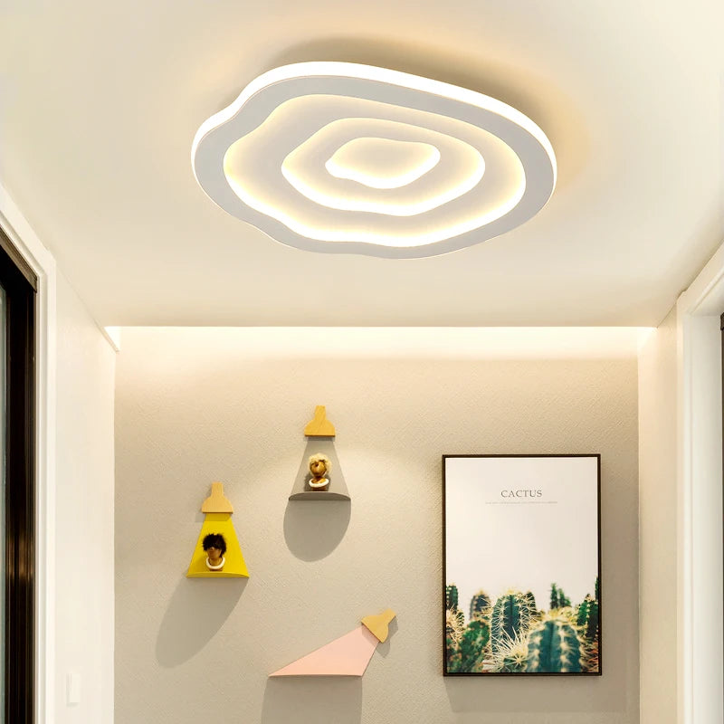 plafonnier led nuage nordique simple créatif romantique chaleureux - vue 4 sur 9