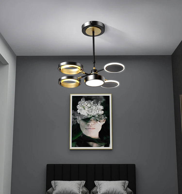 plafonnier nordique design élégant pour décoration intérieure moderne - vue 7 sur 14