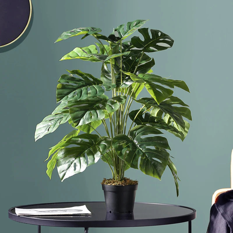 grande plante tropicale artificielle pour décoration intérieure et extérieure - vue 2 sur 11