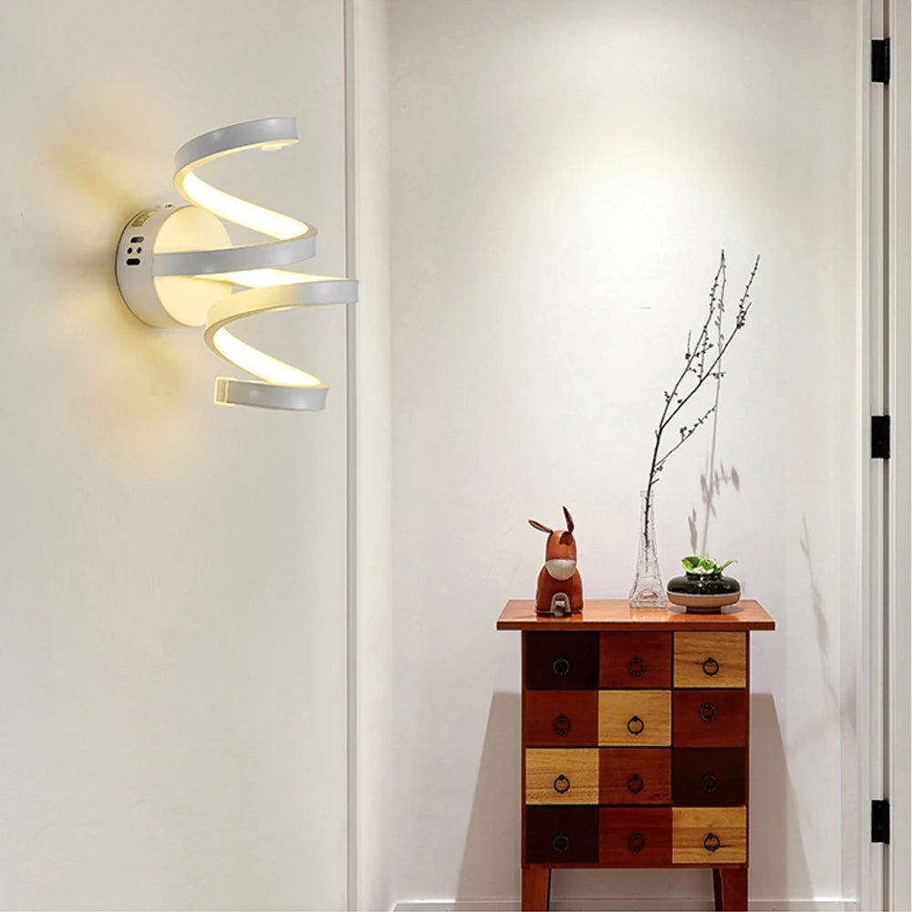 applique murale led moderne style nordique en aluminium - vue 4 sur 11