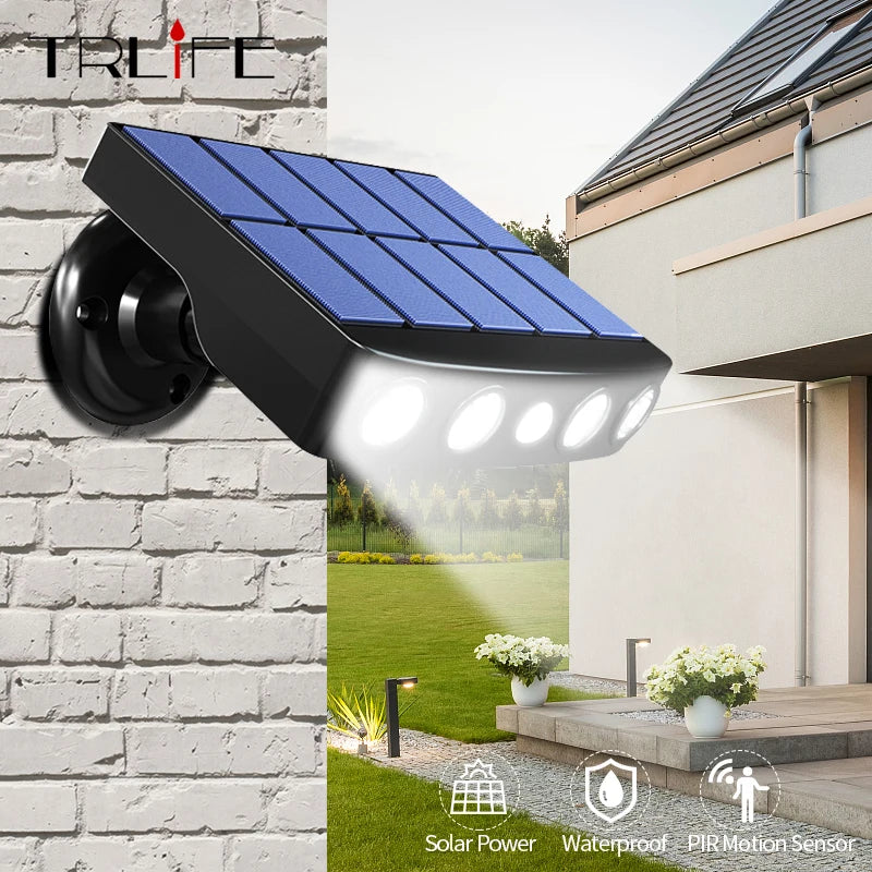 Applique murale solaire extérieure capteur de mouvement IP8 étanche LED de jardin lampe solaire projecteur pour jardin chemin rue