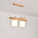 Nordique En Bois Massif PENDENTIF LED Lumière Salle à manger Plafond Lustre Chambre Salon Cuisine Éclairage Intérieur Luminaire