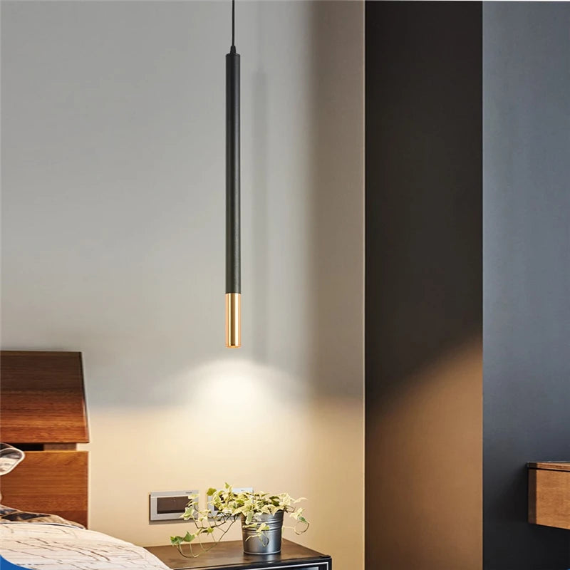 lampe de chevet suspendue led lustre unique décoration intérieure - vue 2 sur 10