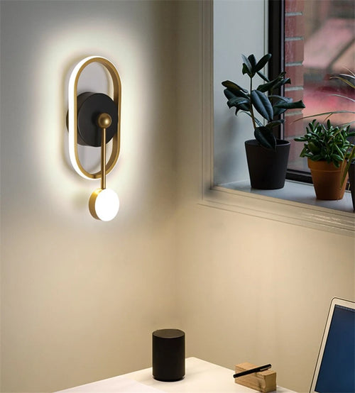 applique murale à led pour un éclairage moderne intérieur - vue 3 sur 8