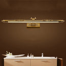 lampe miroir led europe sculptée bronze rétro éclairage photo rockable