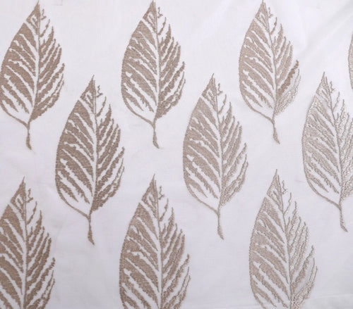Voilage tulle brodé fleurs style européen salon chambre - vue 8 sur 8