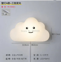 applique murale nuage décorative pour chambre enfant design créatif