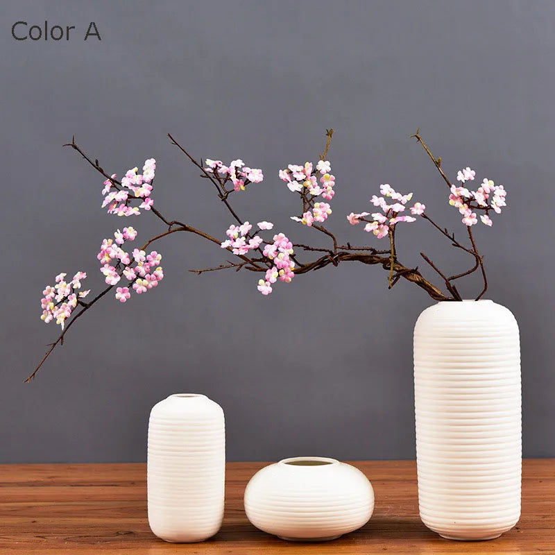 branche de fleurs artificielles de cerisier pour décoration automnale - vue 2 sur 17