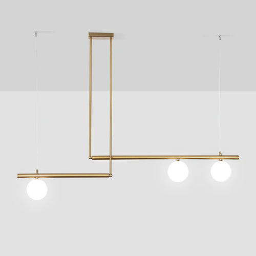 Minimalist postmodern glass chandelier for interior decoration