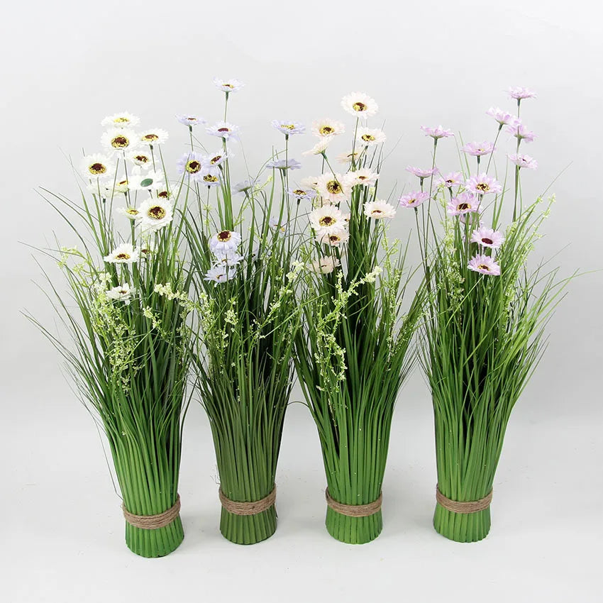 plantes artificielles oignon vert pour décoration intérieure et extérieure - vue 6 sur 23