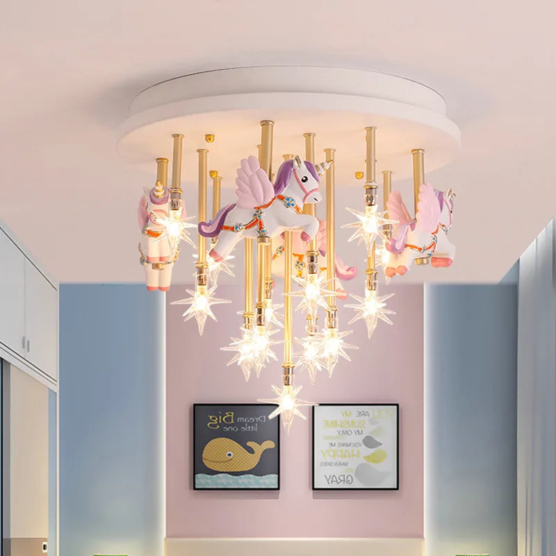 suspension lumineuse enfantine pour chambre à coucher amusante - vue 4 sur 10