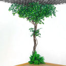 Artificial green plants winding vines, simulated banyan branches, everlasting banyan tree interior decoration, living room, home