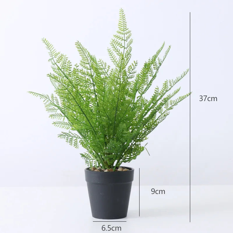 Artificial tropical banana plant in pot jungle realistic decor - vue 6 sur 8