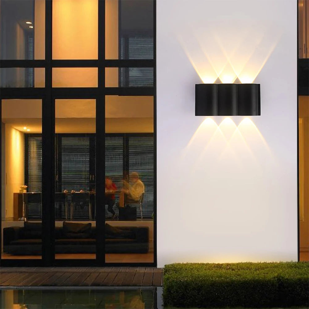 Applique murale led étanche pour éclairage intérieur et extérieur décoratif - vue 5 sur 9
