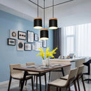 lampes suspendues nordiques en bois moderne pour éclairage intérieur
