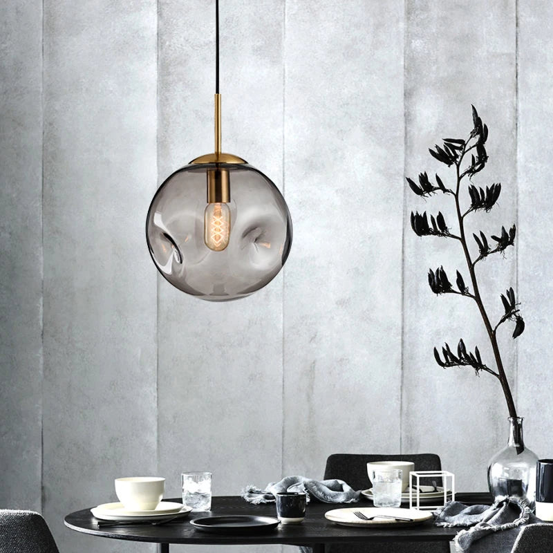 suspension vintage loft led pour luminaire - vue 9 sur 8