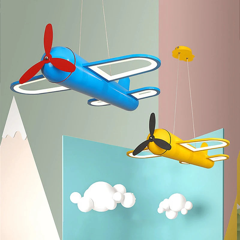 suspension led intelligente design nordique pour chambre d'enfant - vue 4 sur 10