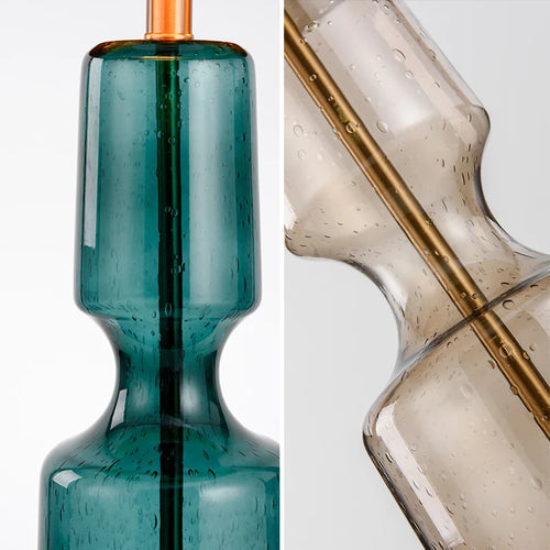 Retro glass bedside lamp with minimalist design for interior decor - vue 6 sur 12