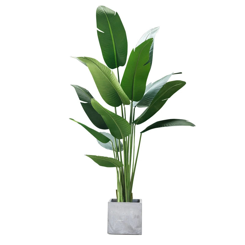 plantes tropicales arbre artificiel en pot décoration intérieure et extérieure - vue 5 sur 8
