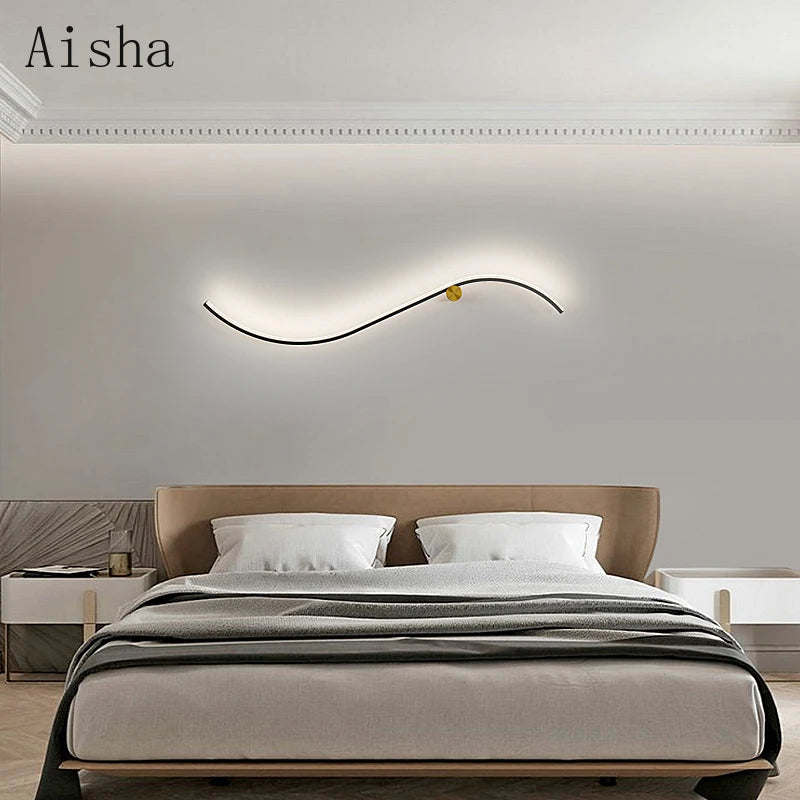 applique murale led moderne pour décoration intérieure créative - vue 5 sur 9