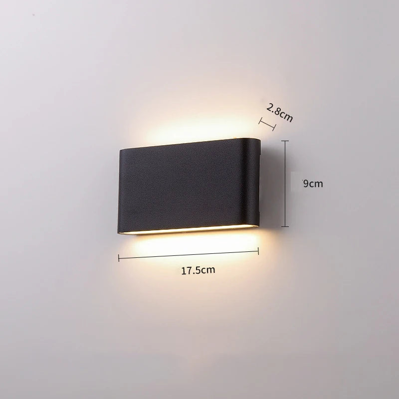 applique murale 	ip65 étanche pour jardin extérieur - vue 6 sur 9