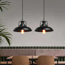 suspension loft industriel vintage lampe lustre rétro éclairage abat-jour