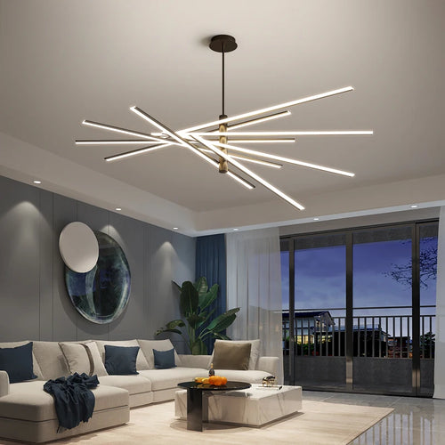 Modern minimalist Nordic creative chandelier for interior decoration - vue 2 sur 14